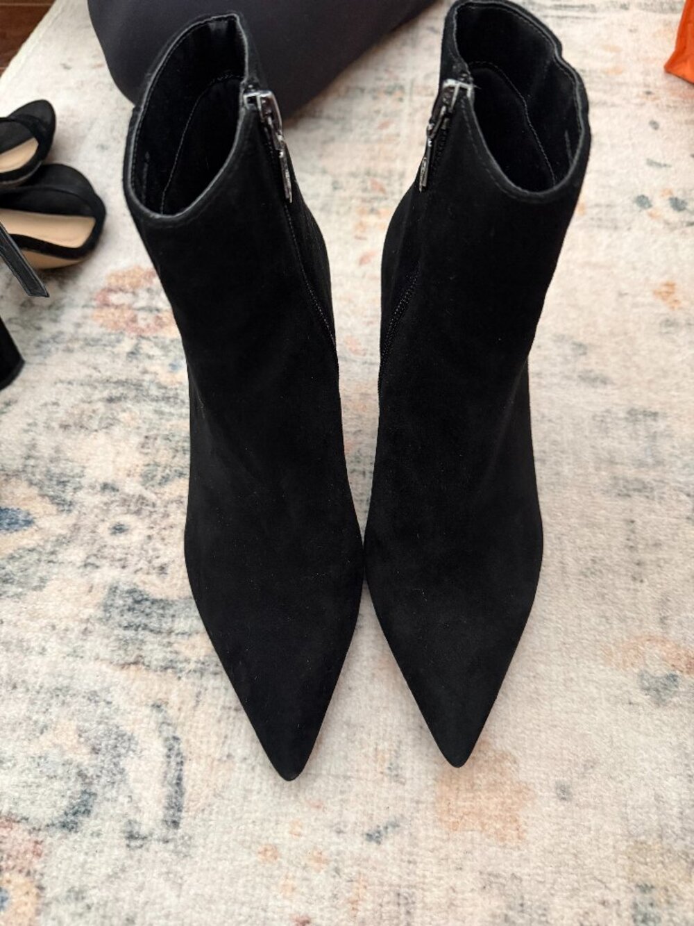 Dune London “Obsessively” Pointed Toe Booties (Size 7.5)